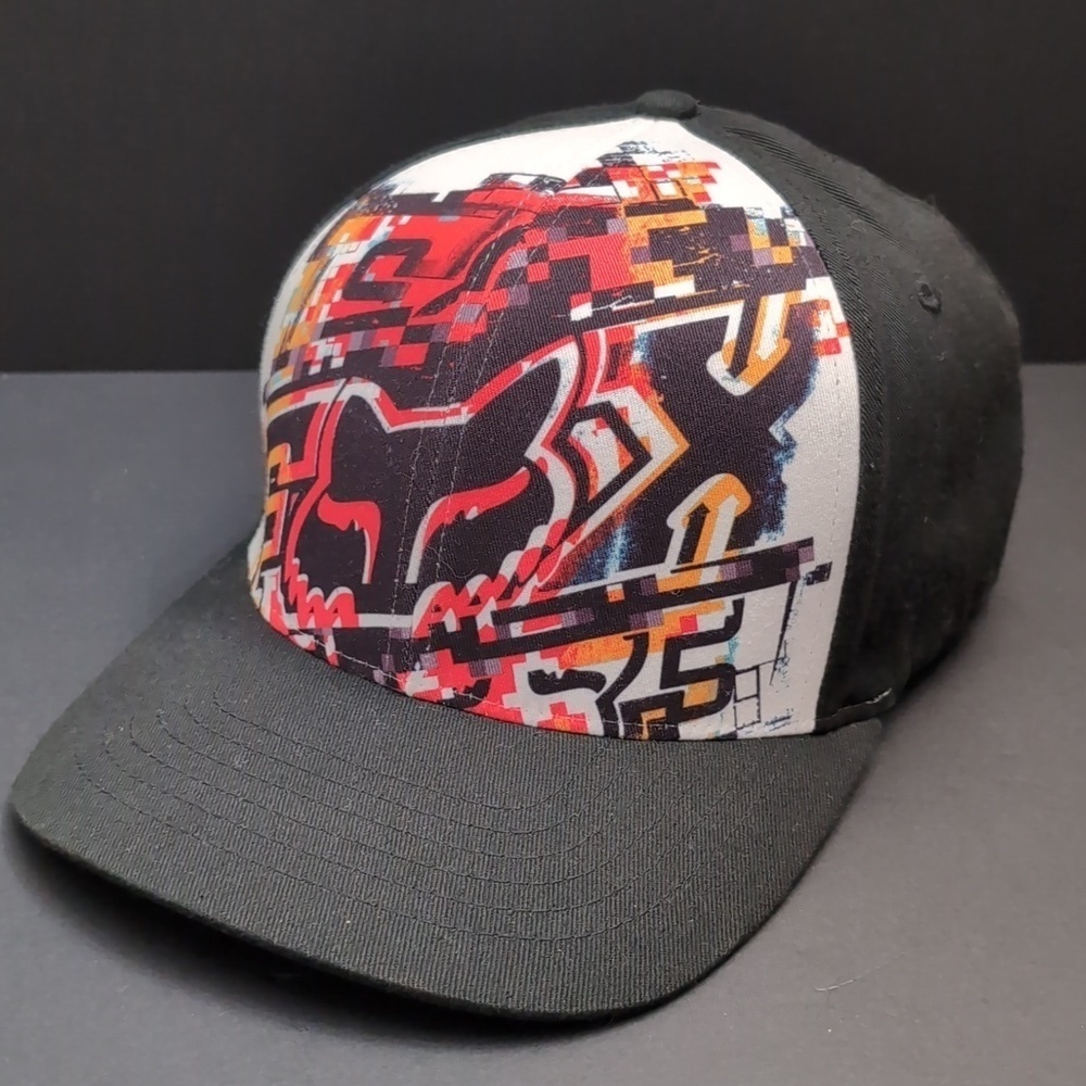 Fox Racing Flex Fit L/XL Black/Multicolor Fitted Hat